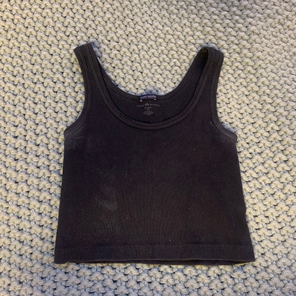 Black tank top